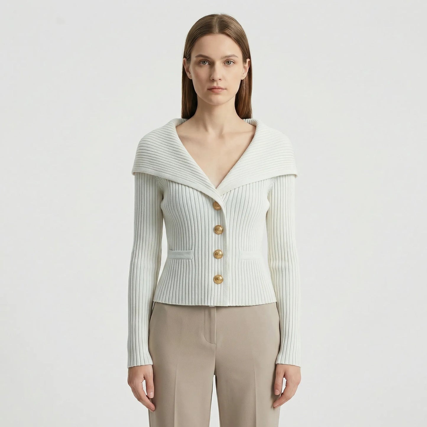 Tailored Knitted Cardigan - Cosima
