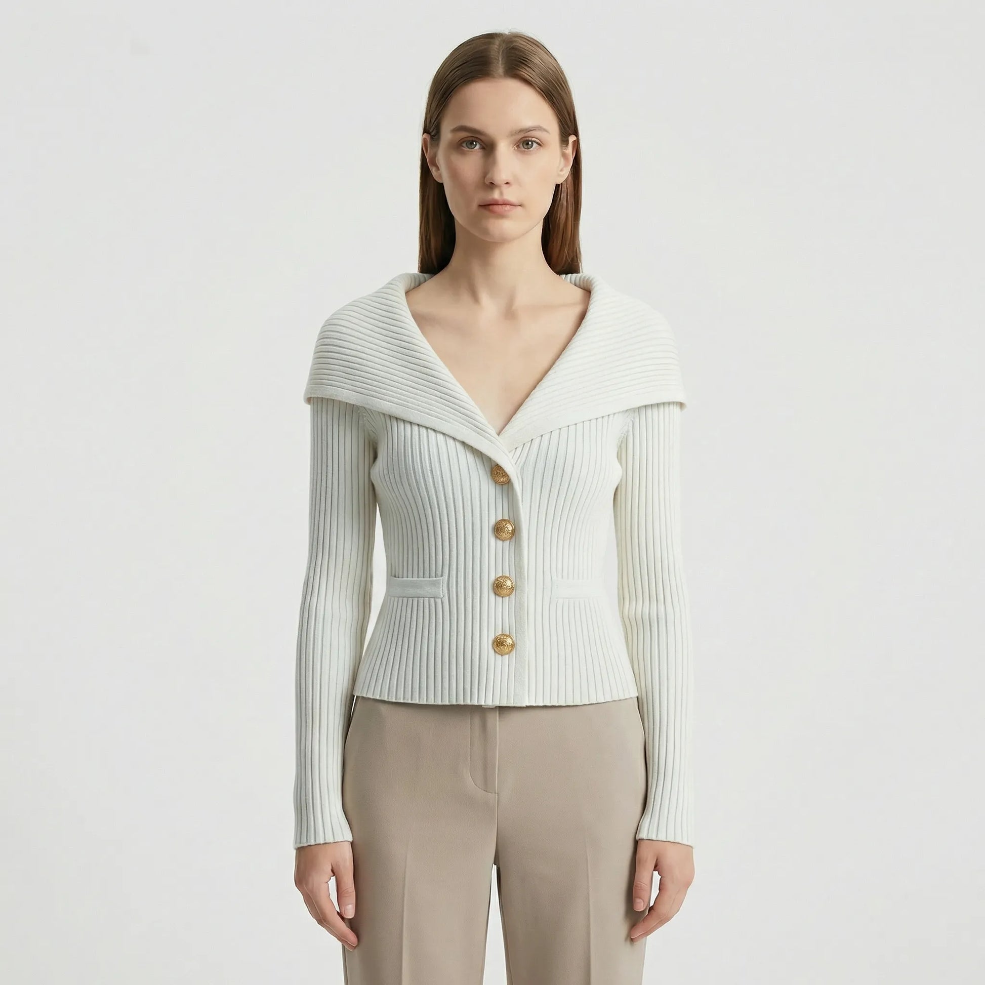 Tailored Knitted Cardigan - Cosima
