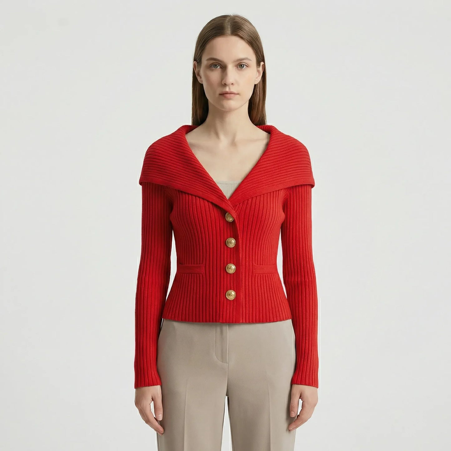 Tailored Knitted Cardigan - Cosima