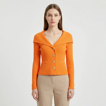 Tailored Knitted Cardigan - Cosima