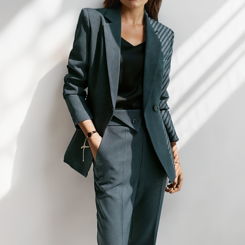 Tailored Two-Piece Blazer Suit - Lois