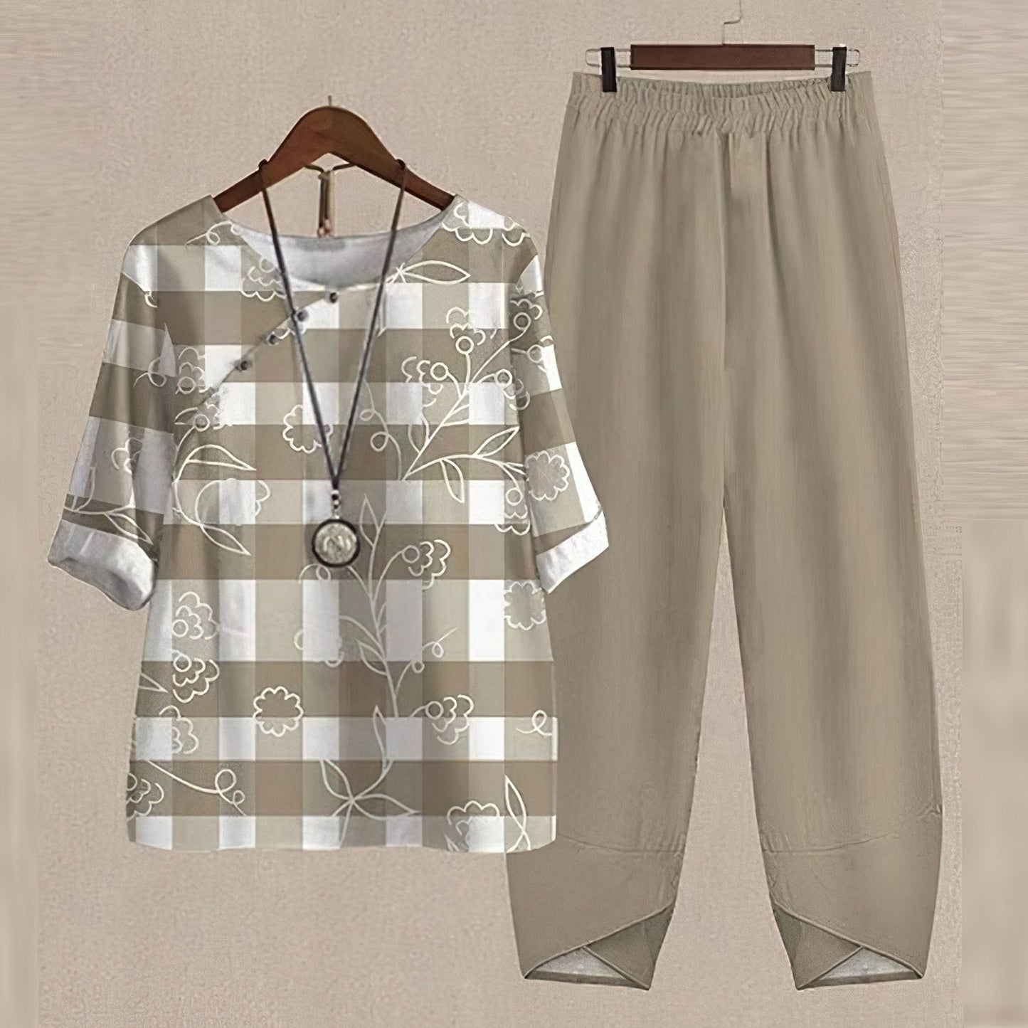 Trendy 2-Piece Spring and Summer Set - LenaDuo