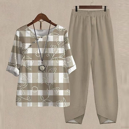 Trendy 2-Piece Spring and Summer Set - LenaDuo