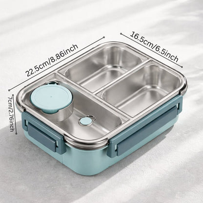 Insulated Food Thermos | Stainless Steel Compartments | Leakproof Lid 11