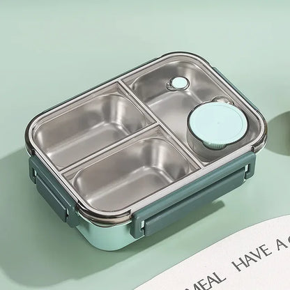 Insulated Food Thermos | Stainless Steel Compartments | Leakproof Lid 12