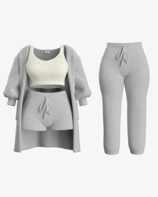 Three-Piece Loungewear Set For Women - Mattie