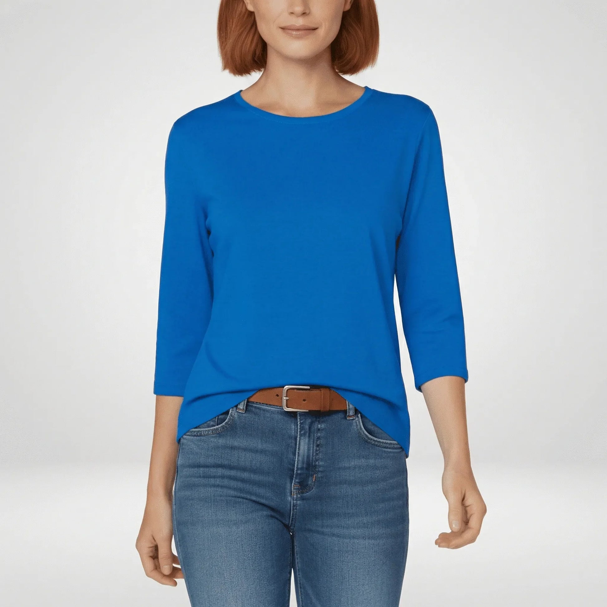 Three-Quarter Sleeve Womens T-Shirt - Lucienne
