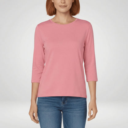 Three-Quarter Sleeve Womens T-Shirt - Lucienne