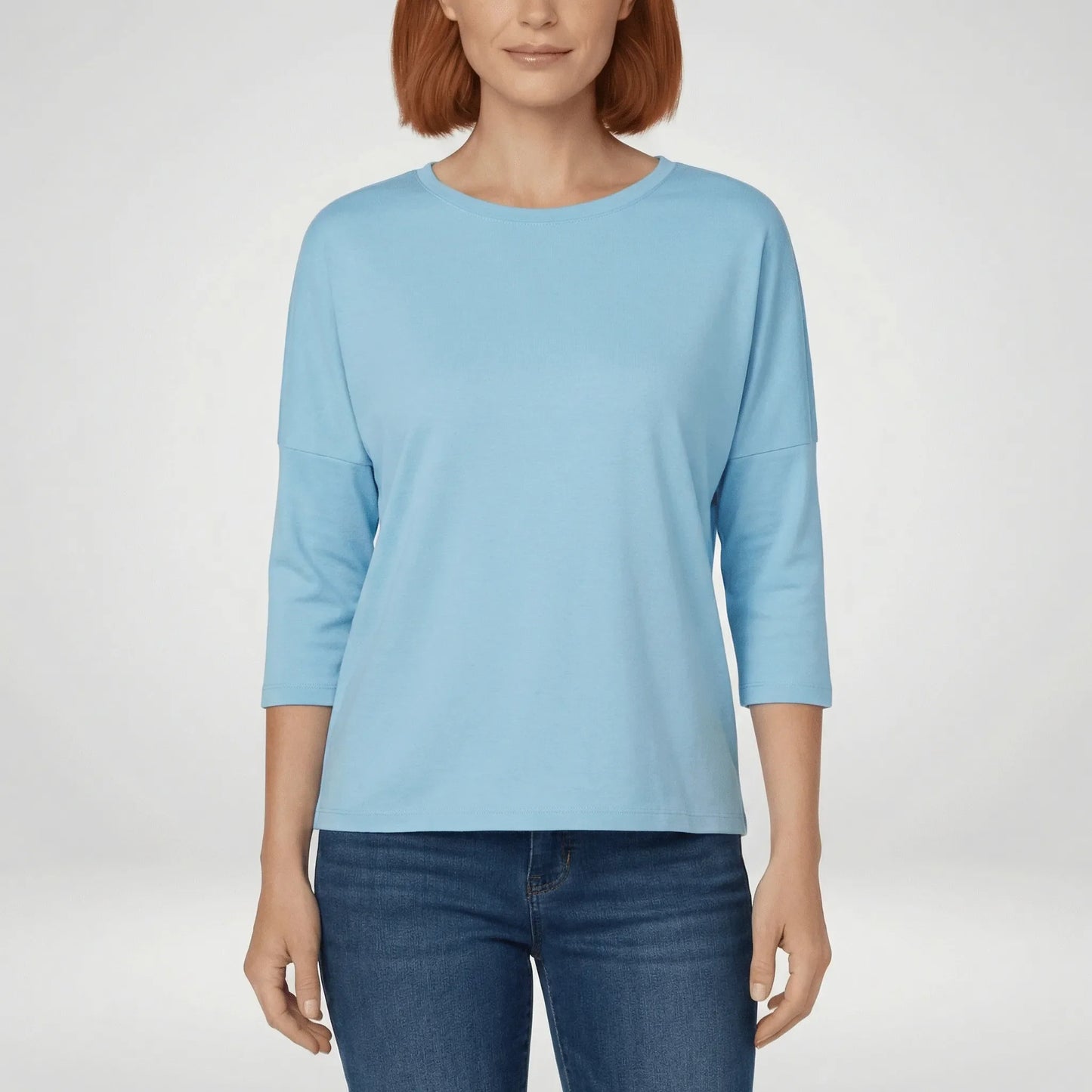 Three-Quarter Sleeve Womens T-Shirt - Lucienne