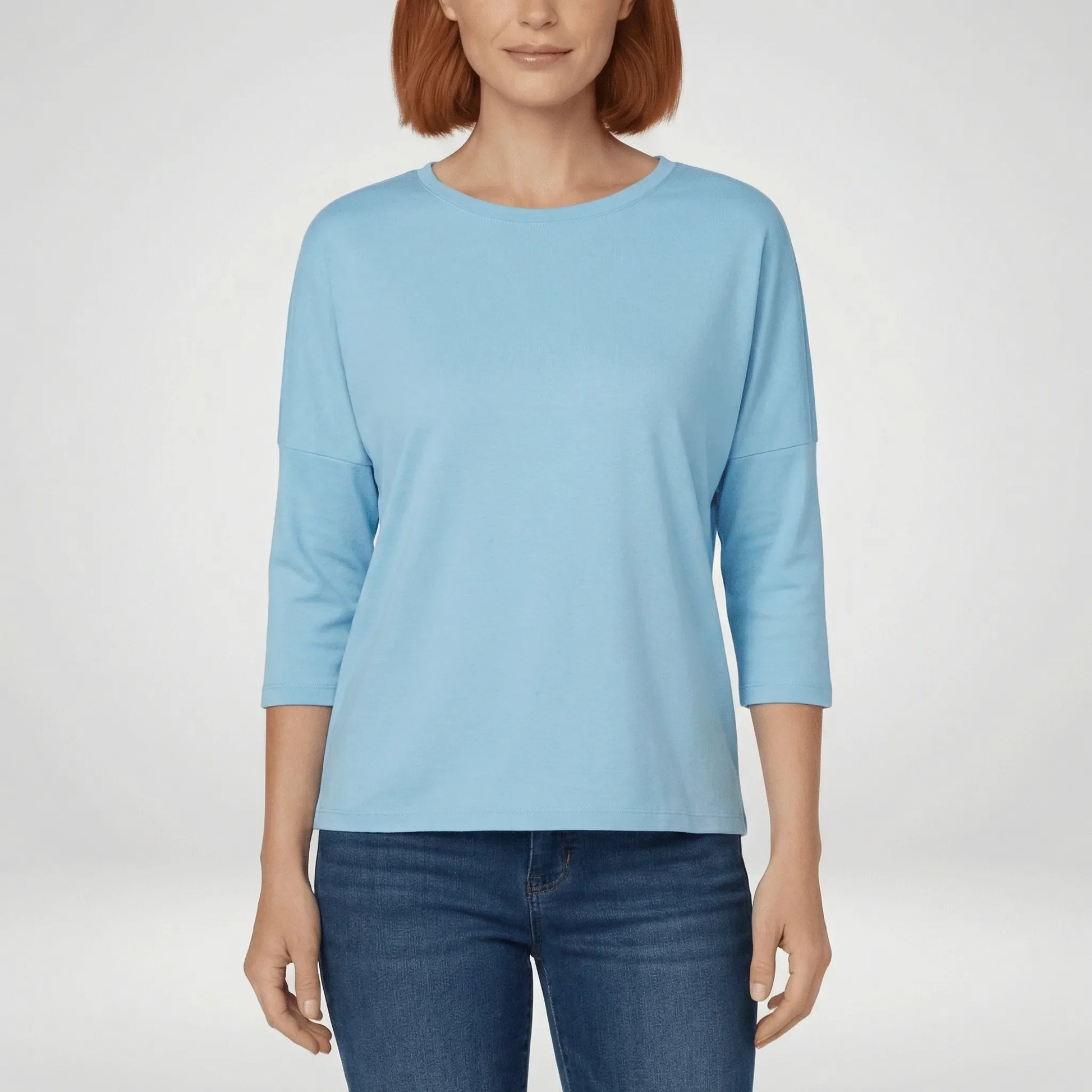 Three-Quarter Sleeve Womens T-Shirt - Lucienne