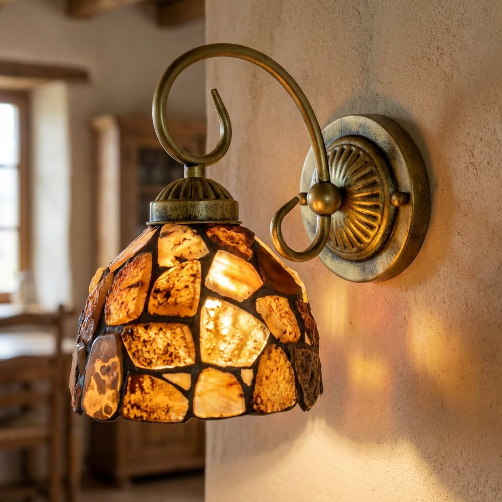 Tiffany Style Wall Fixture -  Dorelune
