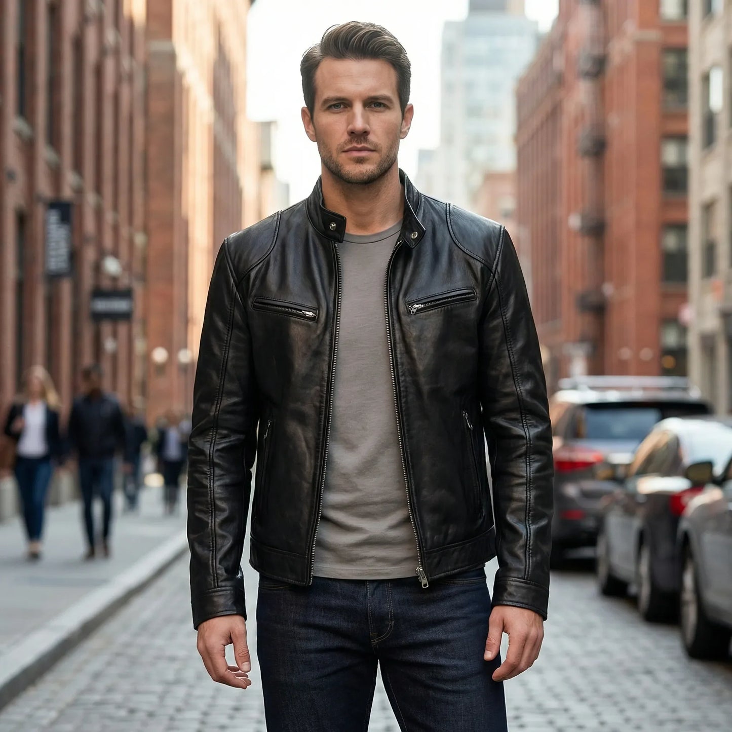 Timeless Stand-Up Collar Jacket - Leonardo