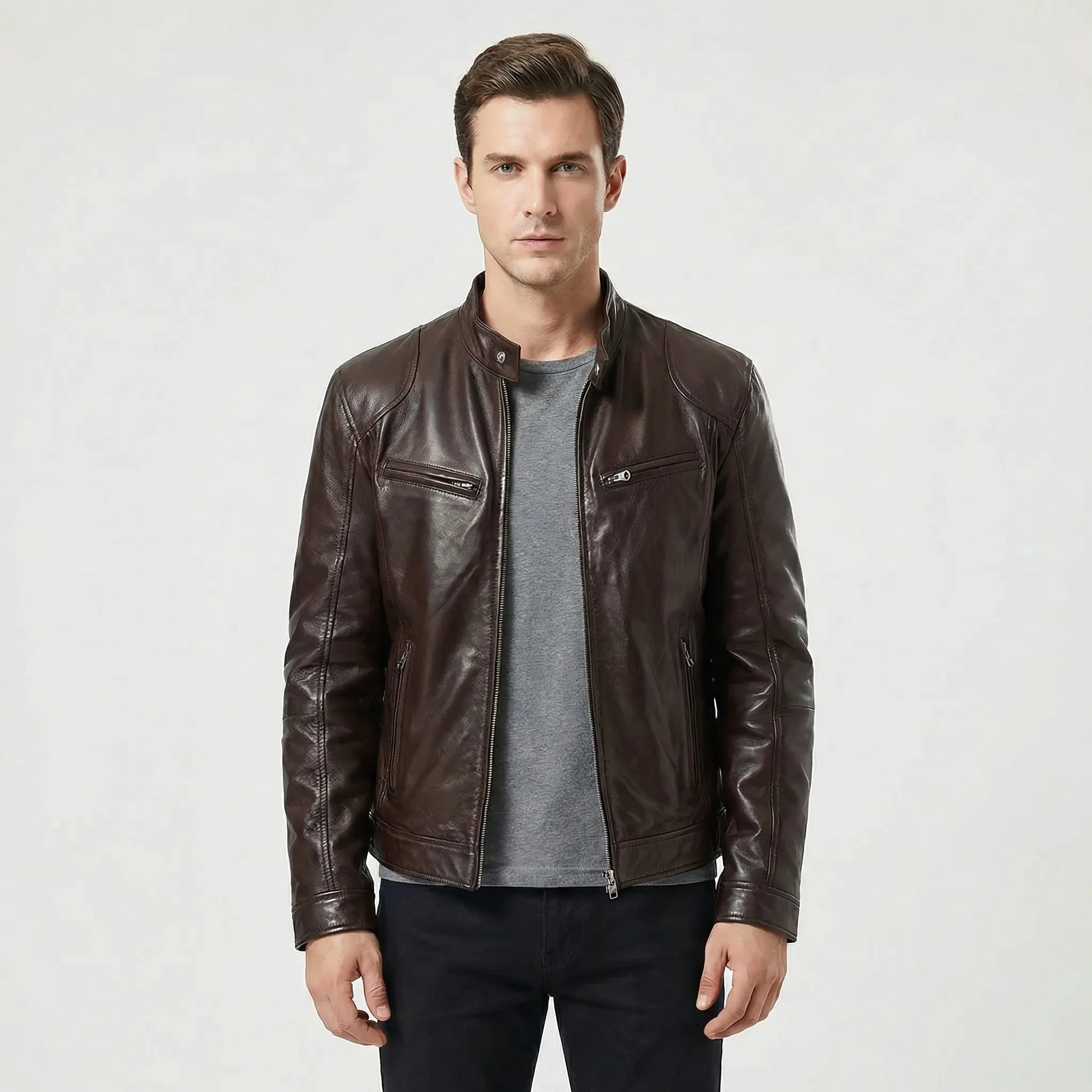 Timeless Stand-Up Collar Jacket - Leonardo