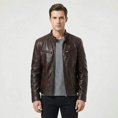 Timeless Stand-Up Collar Jacket - Leonardo