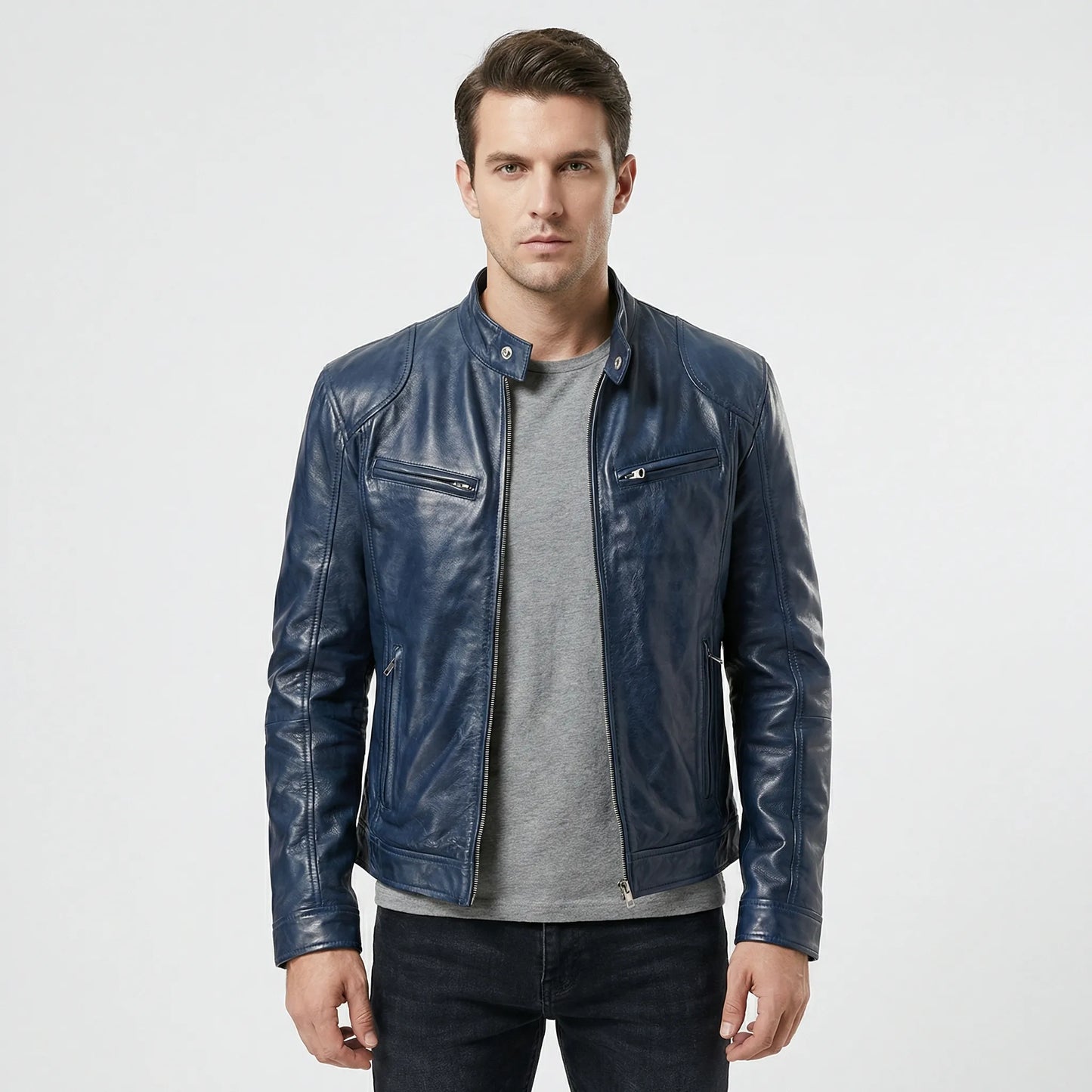 Timeless Stand-Up Collar Jacket - Leonardo