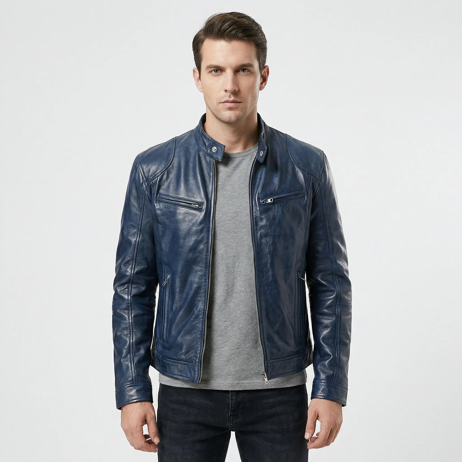 Timeless Stand-Up Collar Jacket - Leonardo