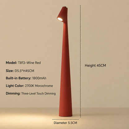 Cordless Designer LED Table Lamp with 3-Level Touch Dimming 19