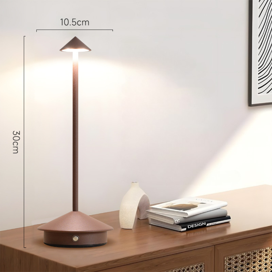 Cordless Table Lamp with Touch Dimmer and USB Charging 6