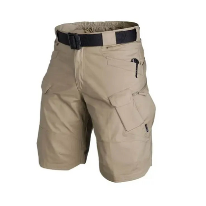 Men's outdoor shorts with 6 zip pockets - FlexTrek cargo shorts