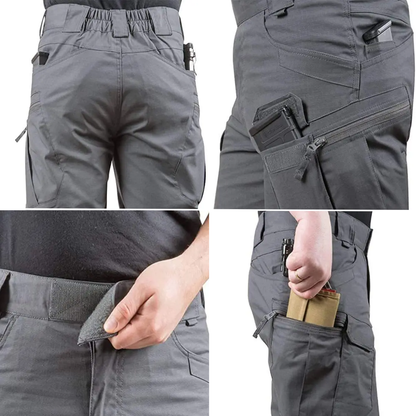 Men's outdoor shorts with 6 zip pockets - FlexTrek cargo shorts