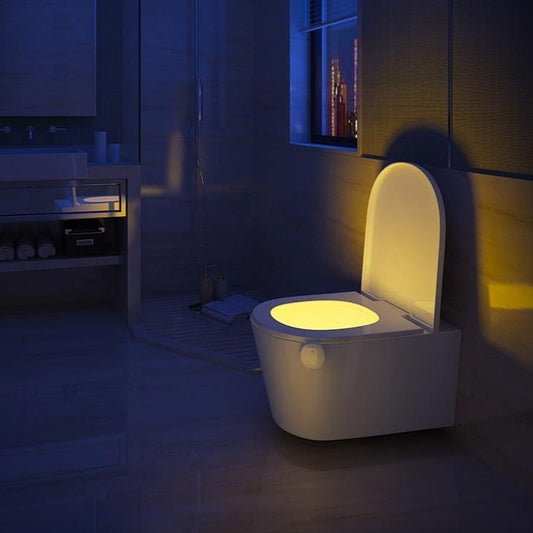 Motion-Activated Toilet Night Light - GlowBowl