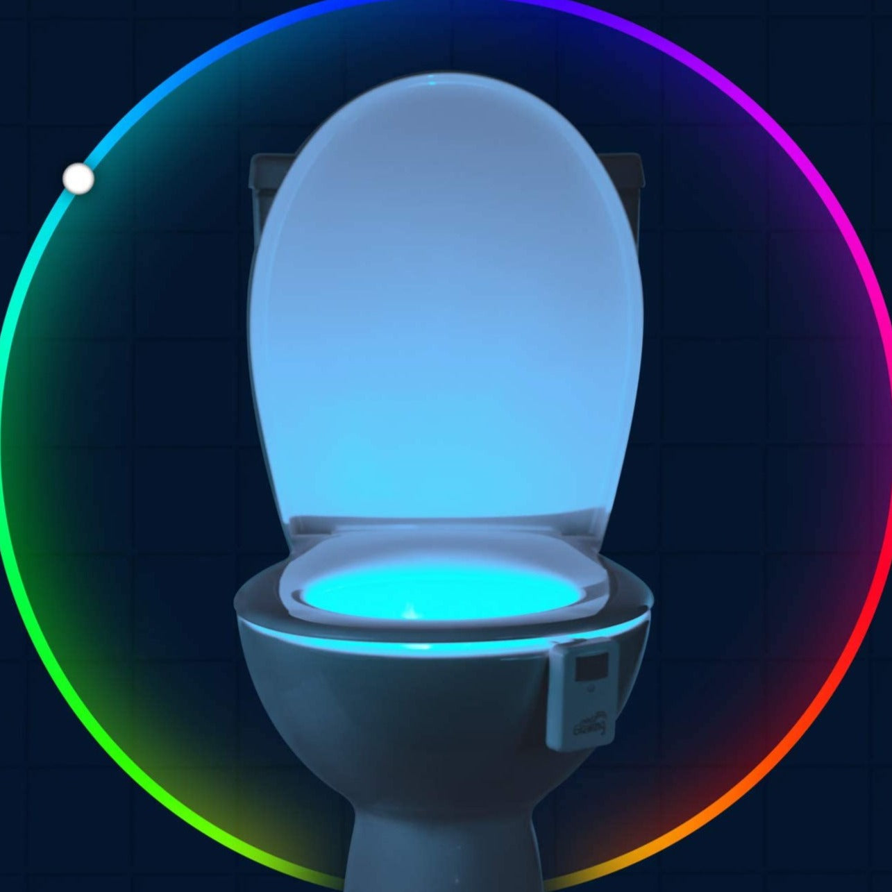 Motion-Activated Toilet Night Light - GlowBowl