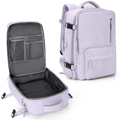 Multifunctional Women's Backpack 35L with USB Port 14
