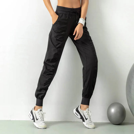 Fitness jogging trousers with drawstring – Laia