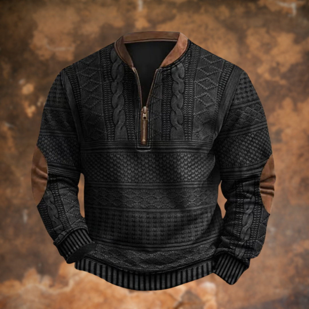Men's Sweater | Practical Quarter-Zip & Warm Fit 2