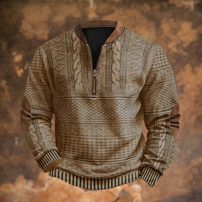 Men's Sweater | Practical Quarter-Zip & Warm Fit 3