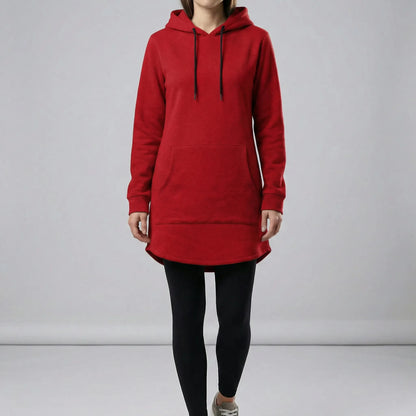 Tunic Dress With Kangaroo Pocket - Pauline