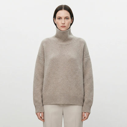 Turtleneck Oversized Jumper - Louisa