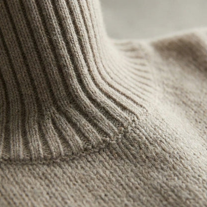 Turtleneck Oversized Jumper - Louisa