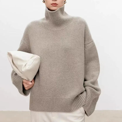 Turtleneck Oversized Jumper - Louisa