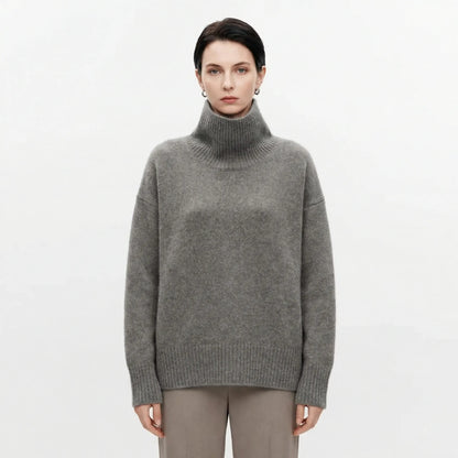 Turtleneck Oversized Jumper - Louisa