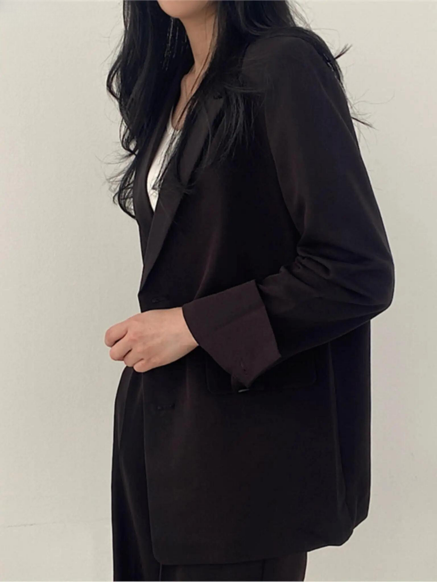 Two-Piece Blazer And Wide-Leg Trouser Set - Margie