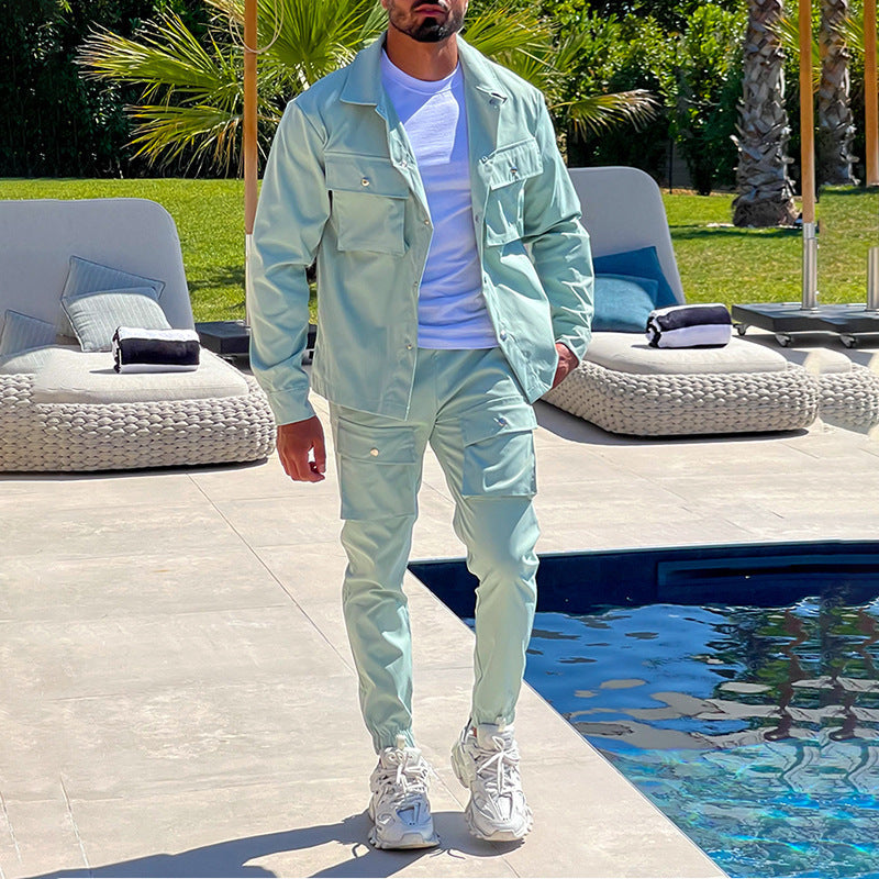 Two-Piece Cargo Set For Men - Freddie