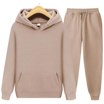 Two-Piece Hooded Tracksuit Set - Noel