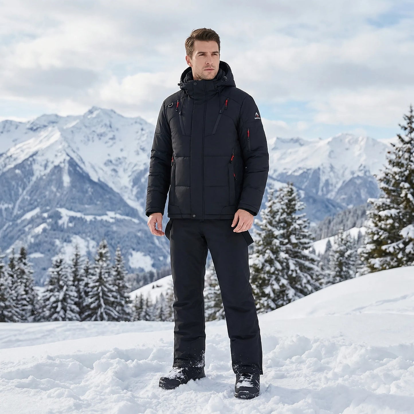 Two-Piece Men's Ski Suit - Simeon