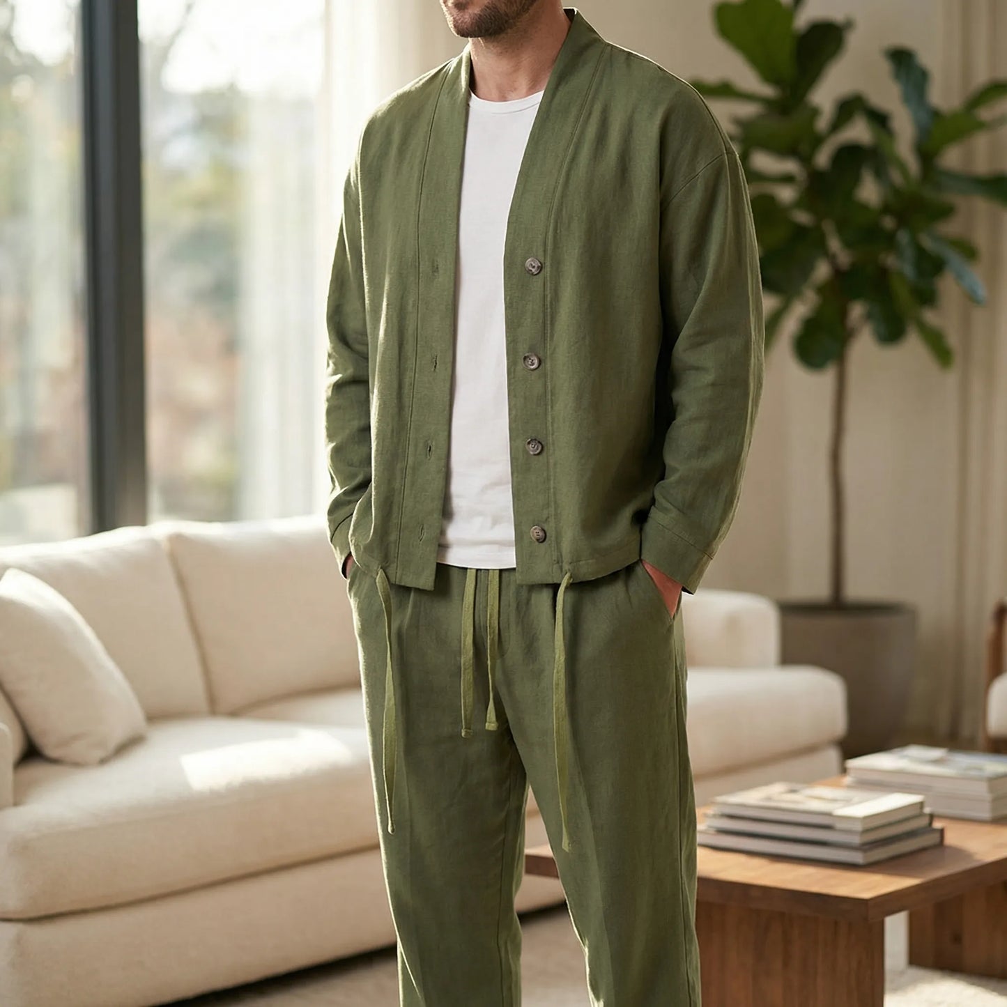 Two-Piece Mens Lounge Set - Ismael