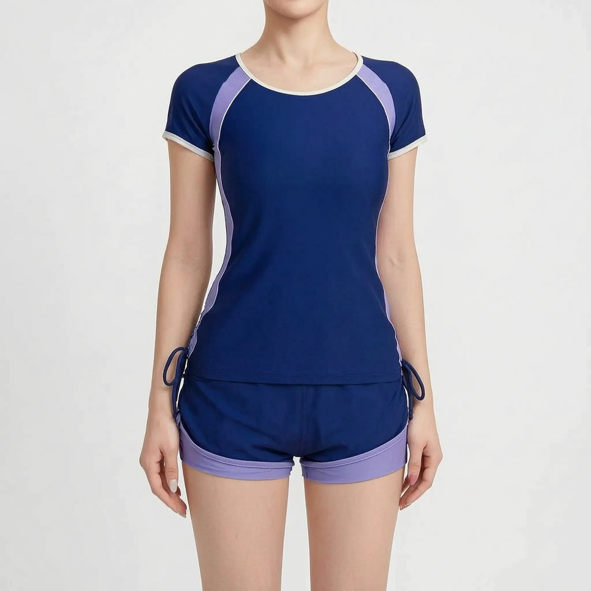 Two-Piece Rash Guard Set - PlungeSet