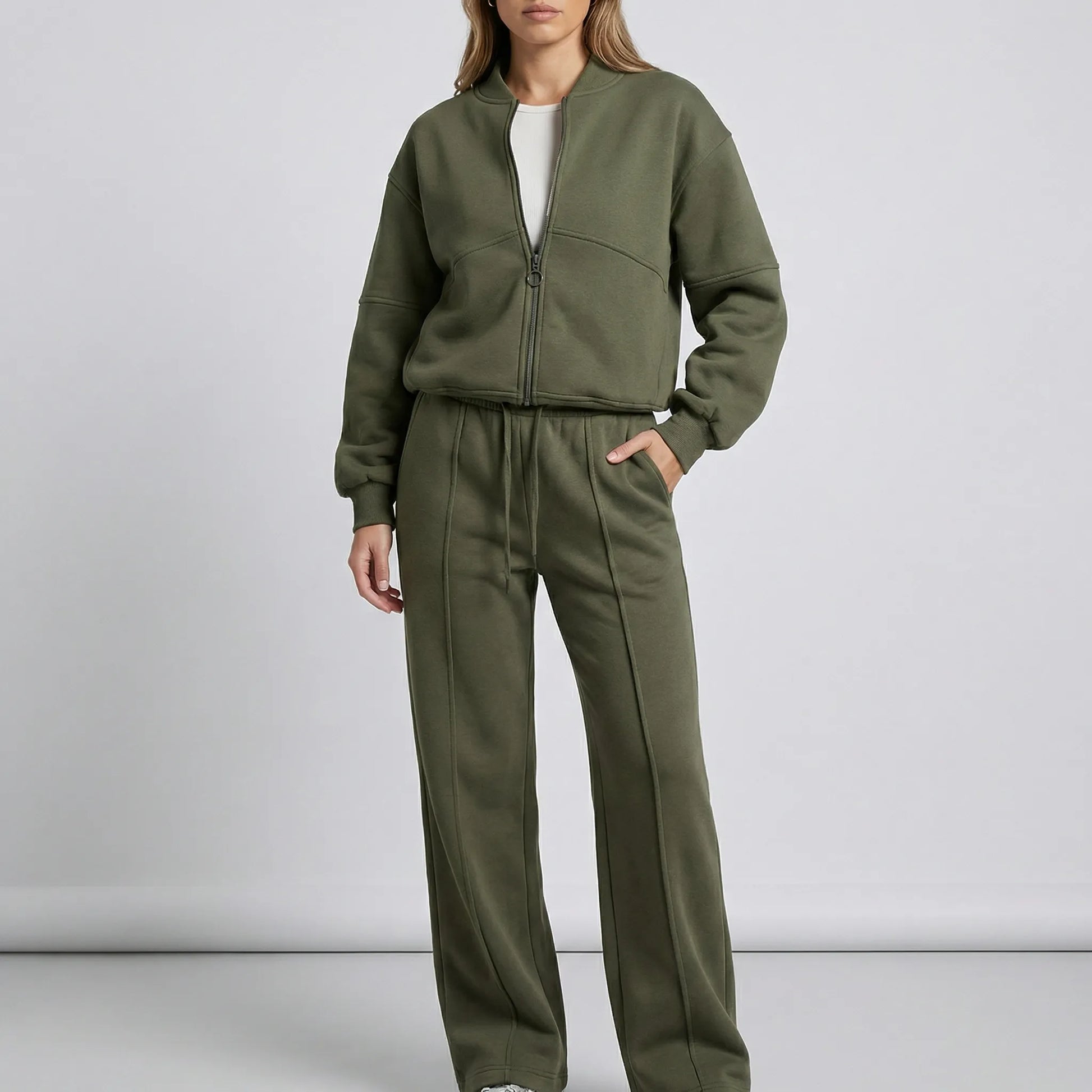 Two-Piece Zip Set - Joelina
