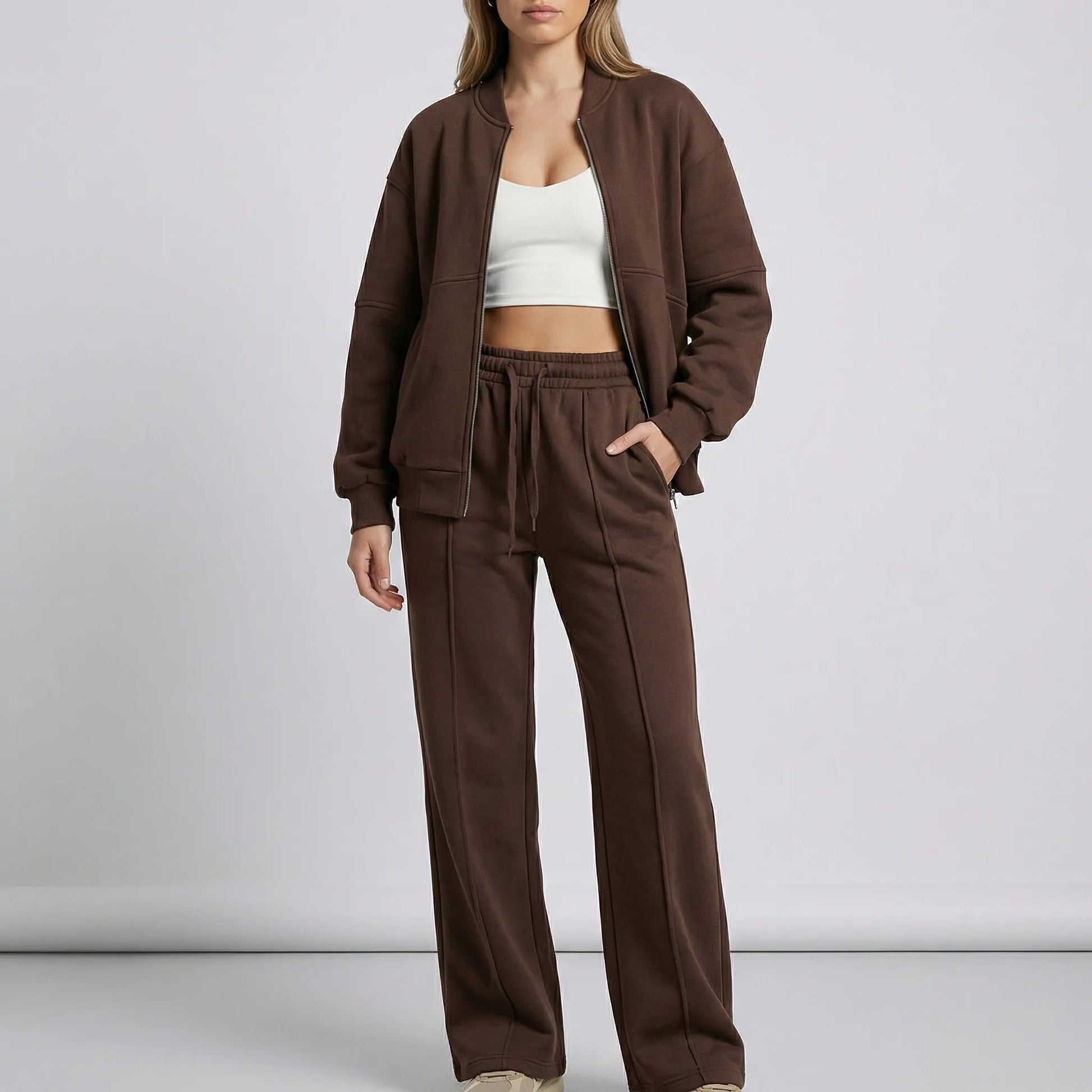 Two-Piece Zip Set - Joelina