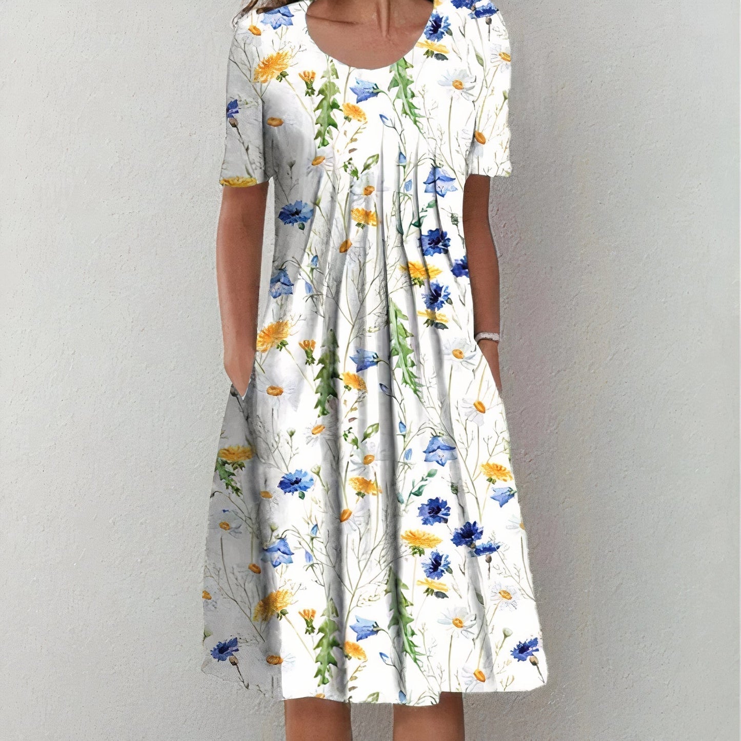 Stylish cotton dress for ladies - Lena