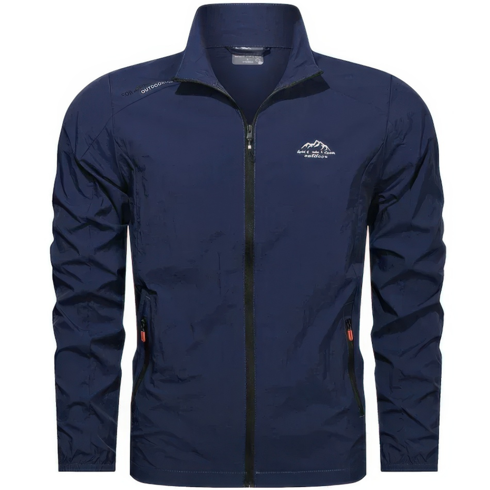 Men's windproof autumn jacket with zip – Stormer