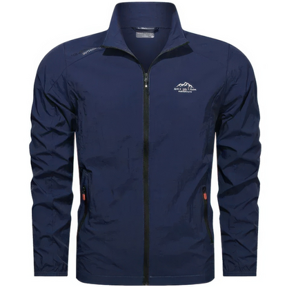 Men's windproof autumn jacket with zip – Stormer