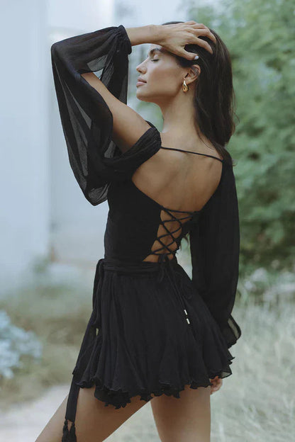 Light summer dress with built-in knickers – Nola