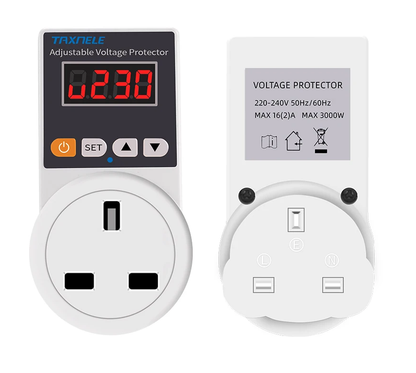 Automatic Voltage Protector Socket with Adjustable Settings – VoltGuard