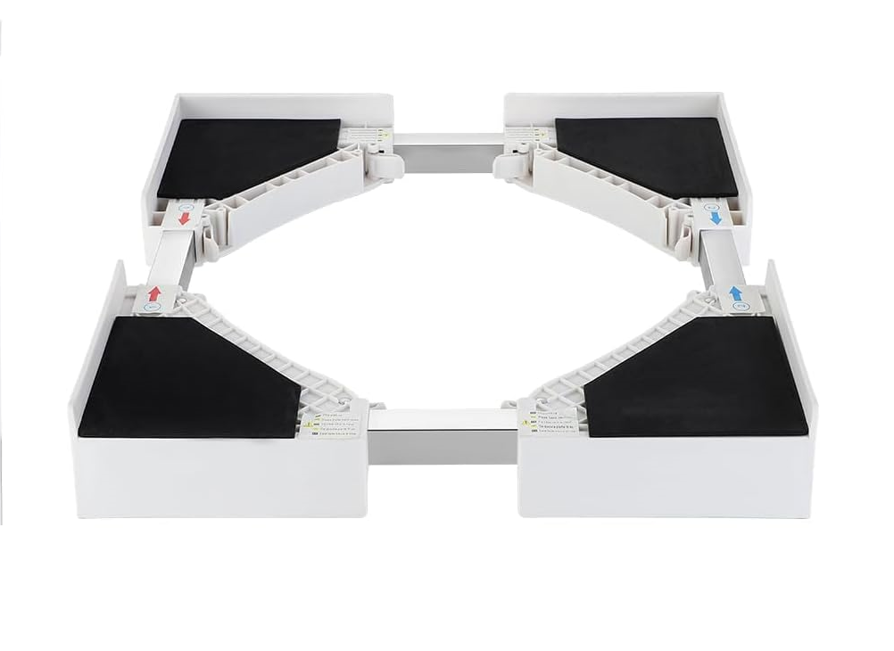 Adjustable universal stacking kit for washing machine and tumble dryer