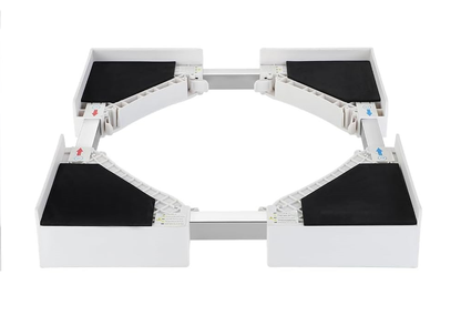 Adjustable universal stacking kit for washing machine and tumble dryer
